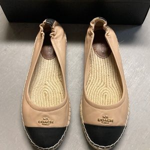 Coach espadrilles size 7 new in box